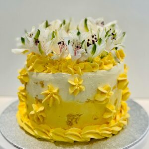 Lemon Sponge Cake with Lemon Buttercream