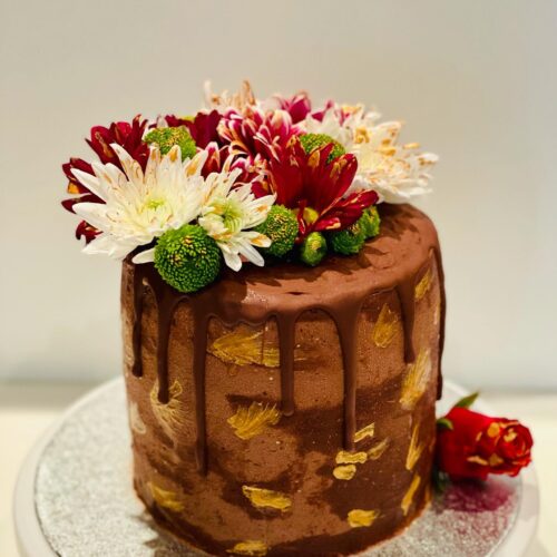 Chocolate Cake with Raspberry Jam Layers