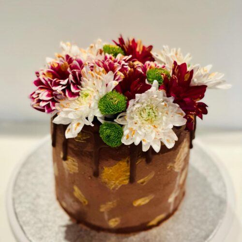 Chocolate Cake with Raspberry Jam Layers