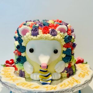 Banana Vanilla Cake with alternative Raspberry Jam and Buttercream Layers