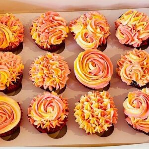 Blueberry & Strawberry Cupcakes