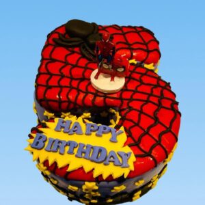 Spider-Man Black Forest Cake