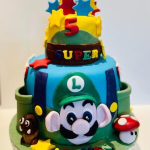 Luigi Birthday Chocolate Cake