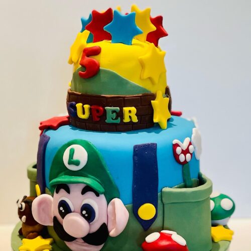 Luigi Birthday Chocolate Cake