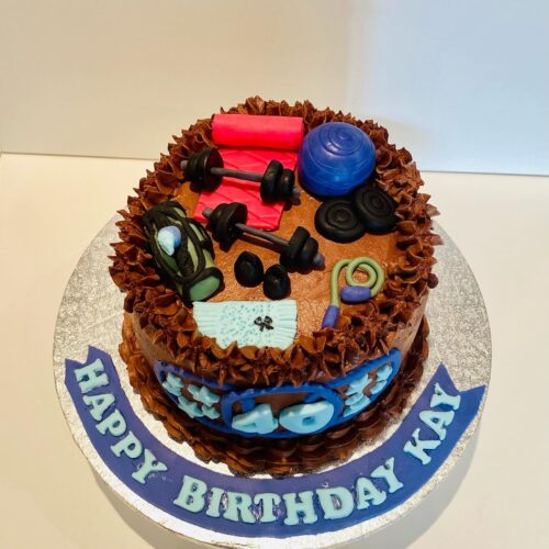 Chocolate Cake Gym Theme