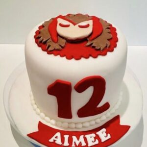 Scarlet Vanilla Sponge Cake with alternative Buttercream and Strawberry Jam fillings