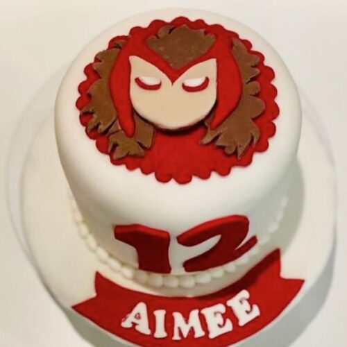 Scarlet Vanilla Sponge Cake with alternative Buttercream and Strawberry Jam fillings